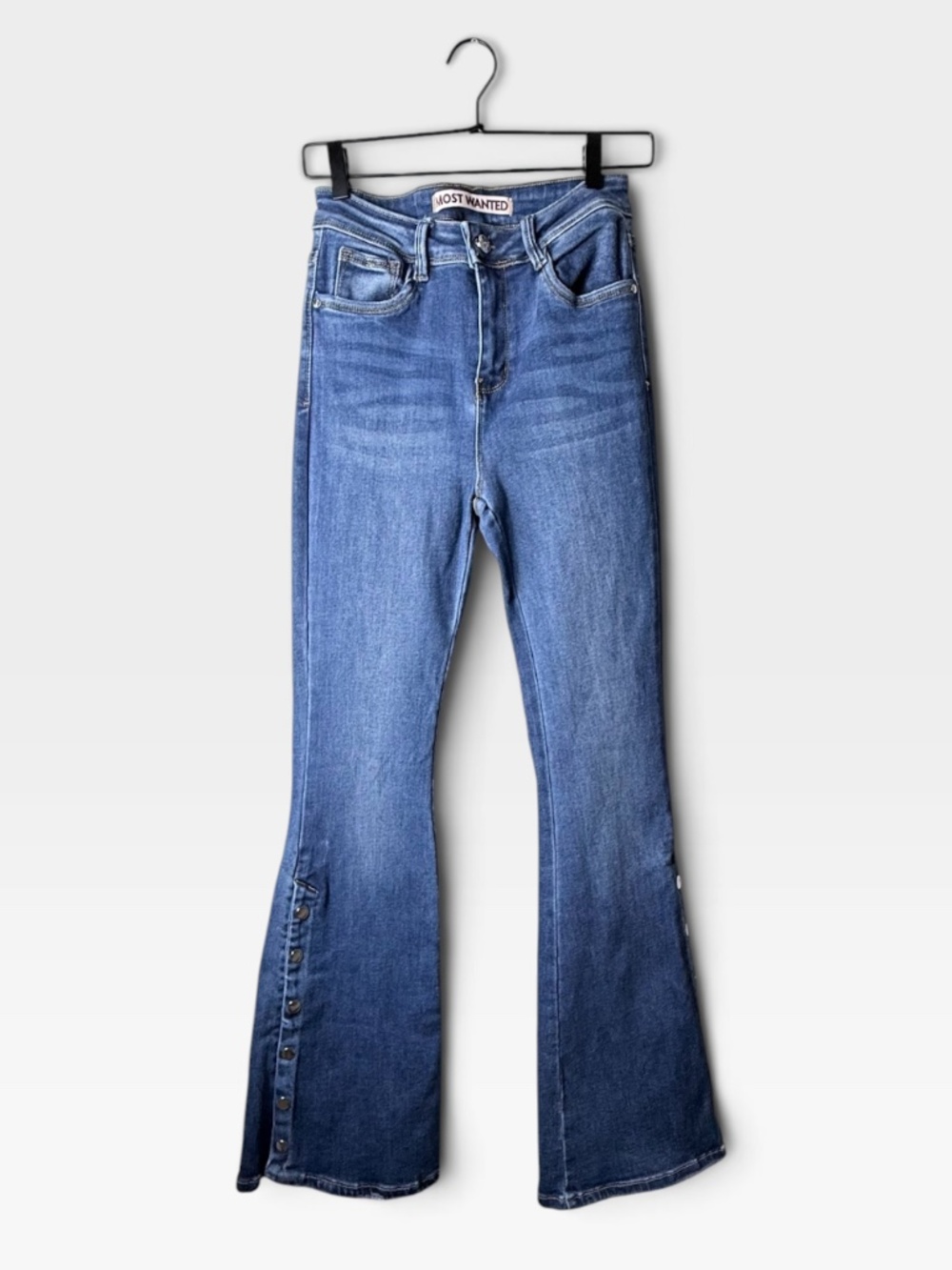 Most Wanted Fit and Flare Jeans Women's Size 7 Denim (B)